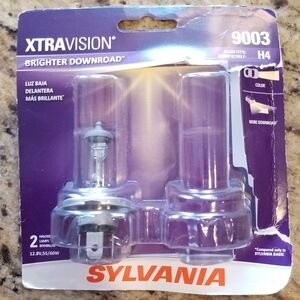 Sylvania Xtravision 9003 (H4) Brighter Downroad One Bulb Open Package BRAND NEW